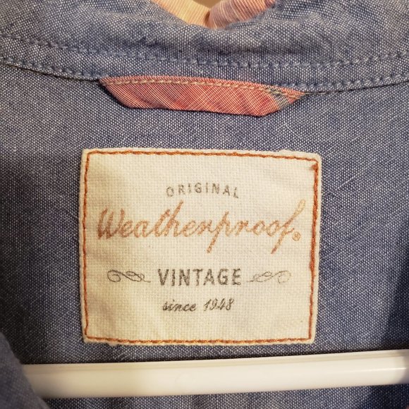 Designer "Weatherproof" ORIGINAL VINTAGE button do - Picture 3 of 3